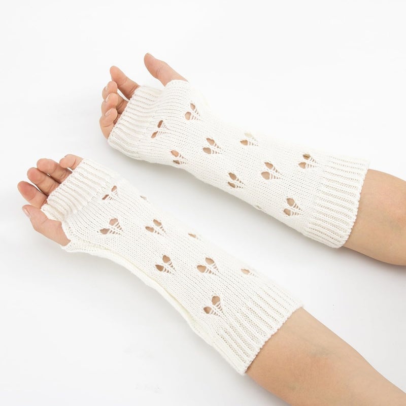BXCNCKD Grunge Glove Accessories Fairy grunge clothes Crochet aesthetic arm warmer Goblincore accessories - Image 3